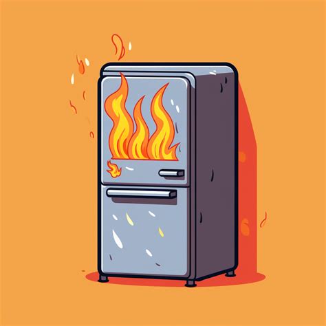 Fire maig compact refrigerator